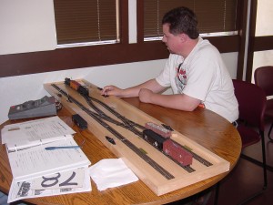 Jim learning how to run the Timesaver